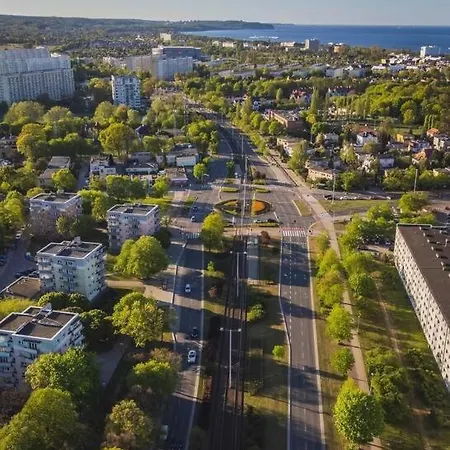 Sloneczne Mieszkanie Blisko Plazy Apartmán *